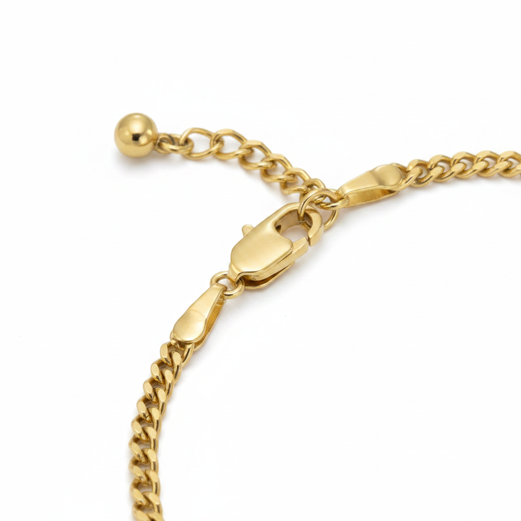 Alysída 18K Gold Finish Delicate Chain Bracelet