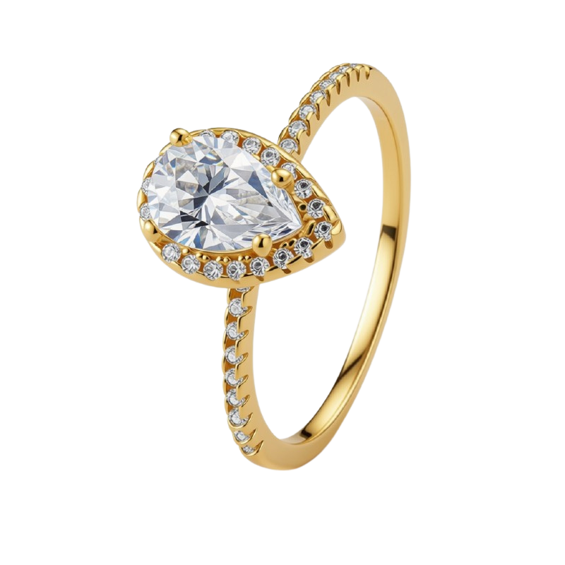 Charoúmena tear ring