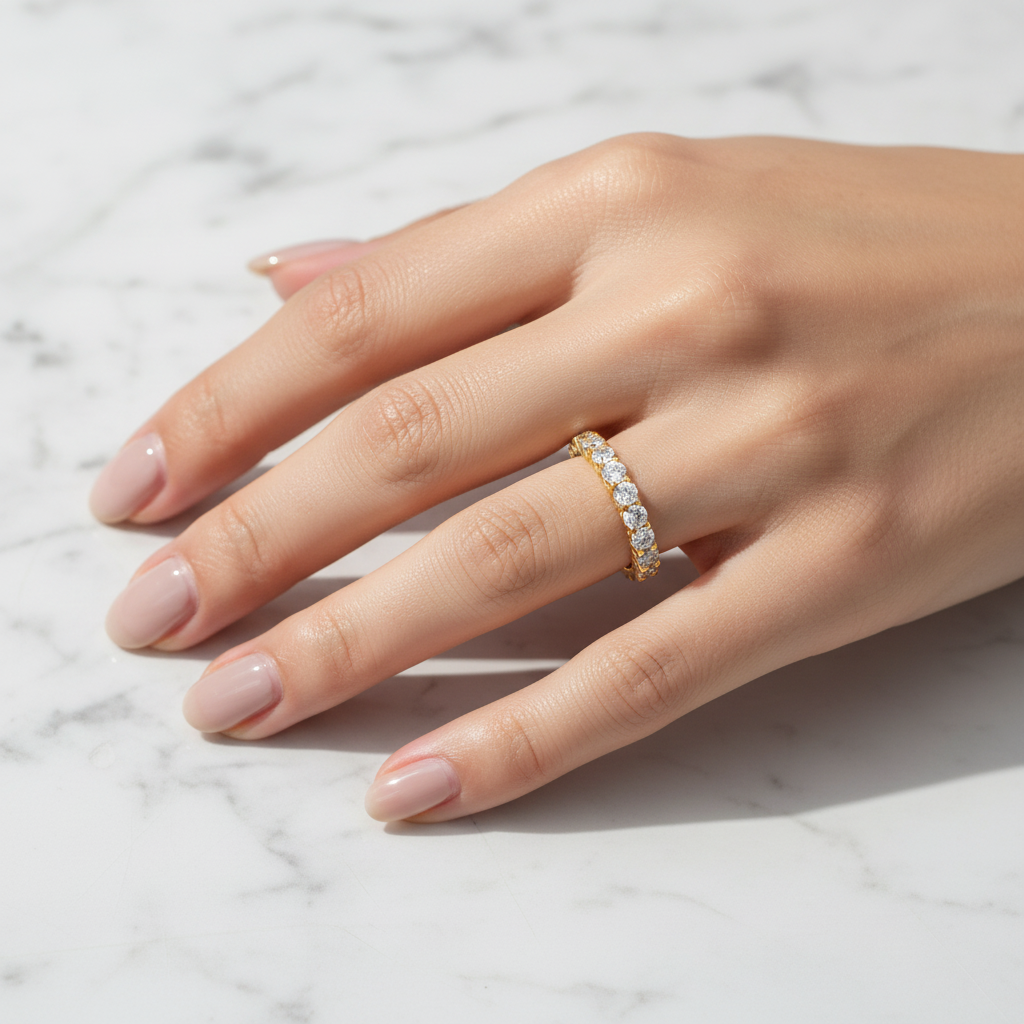 Pétra Moissanite Ring